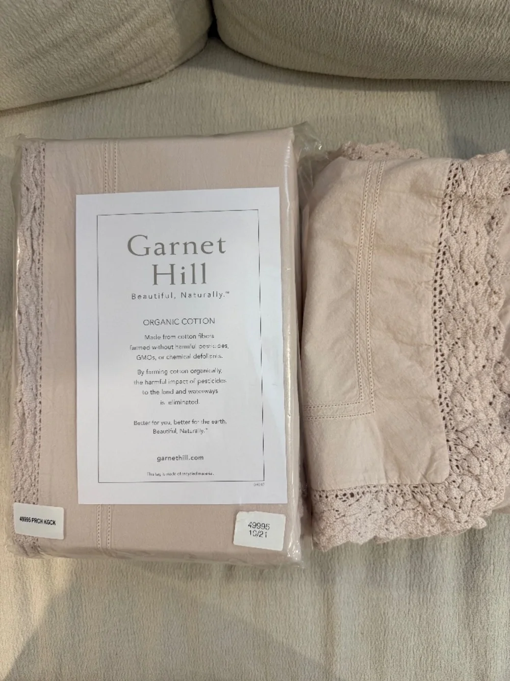 Garnet Hill Organic Cotton Duvet Set